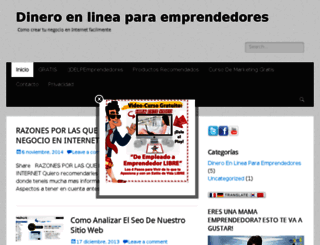 dineroenlineaparaemprendedores.com screenshot