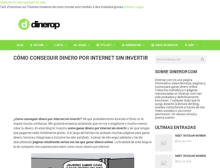 dinerop.com screenshot