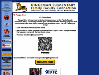 dingeman.ourschoolpages.com screenshot