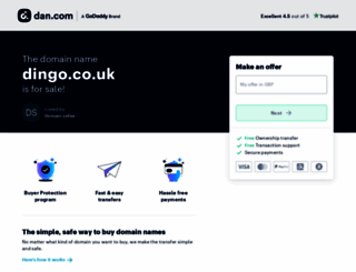 dingo.co.uk screenshot