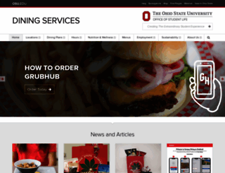diningservices.osu.edu screenshot