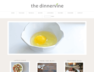 dinnervine.com screenshot