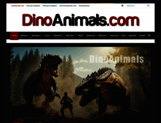 dinoanimals.com screenshot