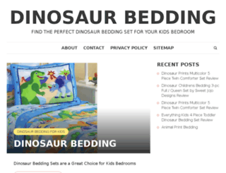 dinosaurbedding.net screenshot