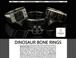 dinosaurbonerings.jewelry screenshot
