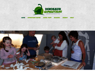 dinosaurexpeditions.co.uk screenshot