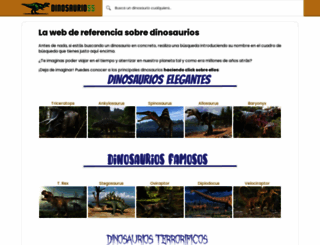 dinosaurioss.com screenshot