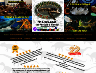 dinosaursrockprograms.com screenshot