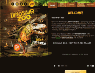 dinosaurzoolive.com screenshot