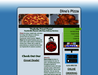 dinospizza-nc.com screenshot