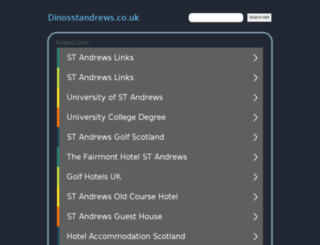 dinosstandrews.co.uk screenshot