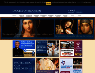 dioceseofbrooklyn.org screenshot
