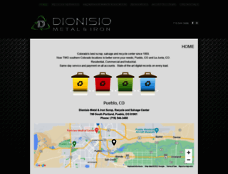 dionisiometal.com screenshot