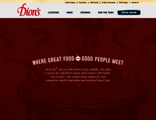 dions.com screenshot