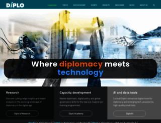 diplomacy.edu screenshot