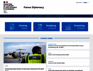 diplomatie.gouv.fr screenshot