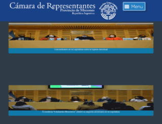 diputadosmisiones.gov.ar screenshot