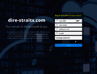dire-straits.com screenshot