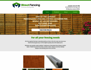 direct-fencing.co.uk screenshot