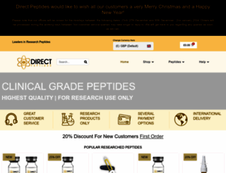 direct-peptides.com screenshot