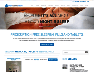 direct-sleepingtablets.com screenshot