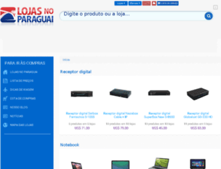 direct.lojasnoparaguai.com.br screenshot