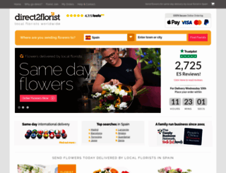 direct2florist.com.es screenshot