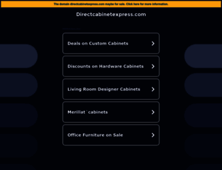 directcabinetexpress.com screenshot