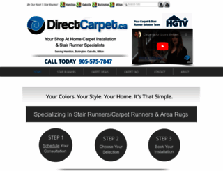 directcarpet.ca screenshot