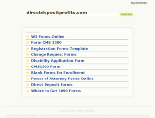directdepositprofits.com screenshot
