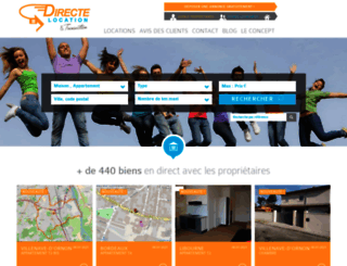 directe-location.fr screenshot