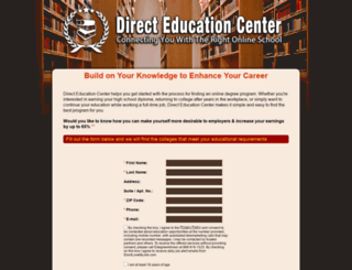 directeducationcenter.com screenshot