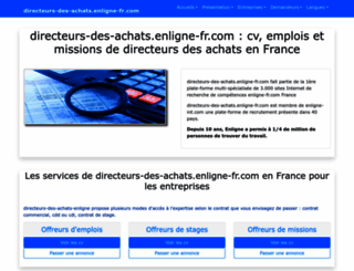directeurs-des-achats.enligne-fr.com screenshot