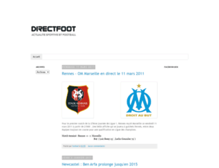 directfoot.blogspot.com screenshot