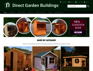 directgardenbuildings.co.uk screenshot