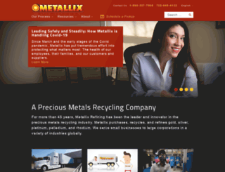 directgold.metallixrefining.com screenshot