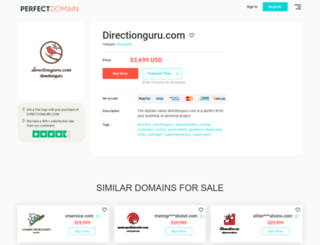 directionguru.com screenshot