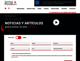 directivosplus.com screenshot