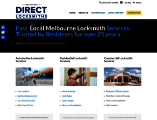 directlocksmiths.com.au screenshot