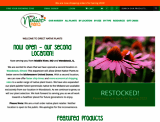directnativeplants.com screenshot