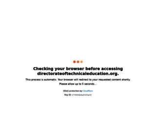 directorateoftechnicaleducation.org screenshot