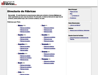 directoriodefabricas.com screenshot