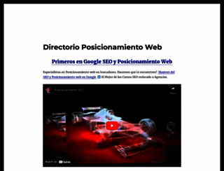 directorioposicionamientoweb.com screenshot