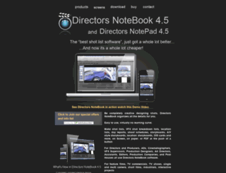 directorsnotebook.com screenshot