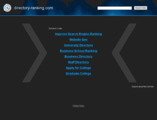 directory-ranking.com screenshot