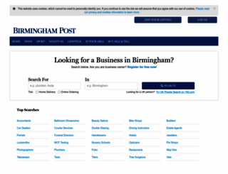directory.birminghampost.co.uk screenshot