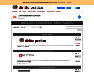 directory.dirittopratico.it screenshot