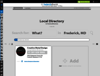 directory.frederickdirect.info screenshot