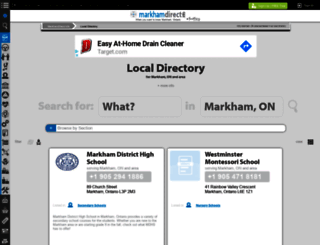 directory.markhamdirect.info screenshot