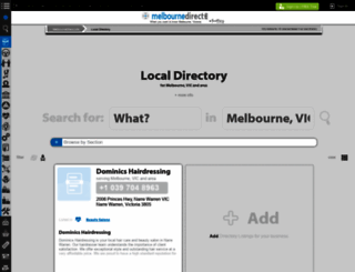 directory.melbournedirect.info screenshot